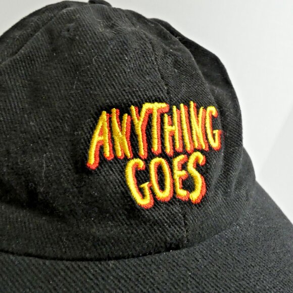 Anything Goes Cap OS Kahlua Ballcap Adjustable Baseball Hat Embroidered Words - Picture 2 of 5
